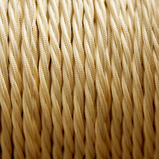 Textilkabel 2-adrig Hell Gold Online kaufen