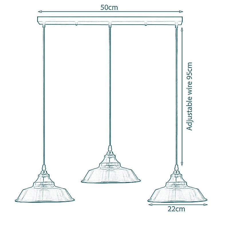Pendellampe aus Metall für trendige Esszimmerbeleuchtung