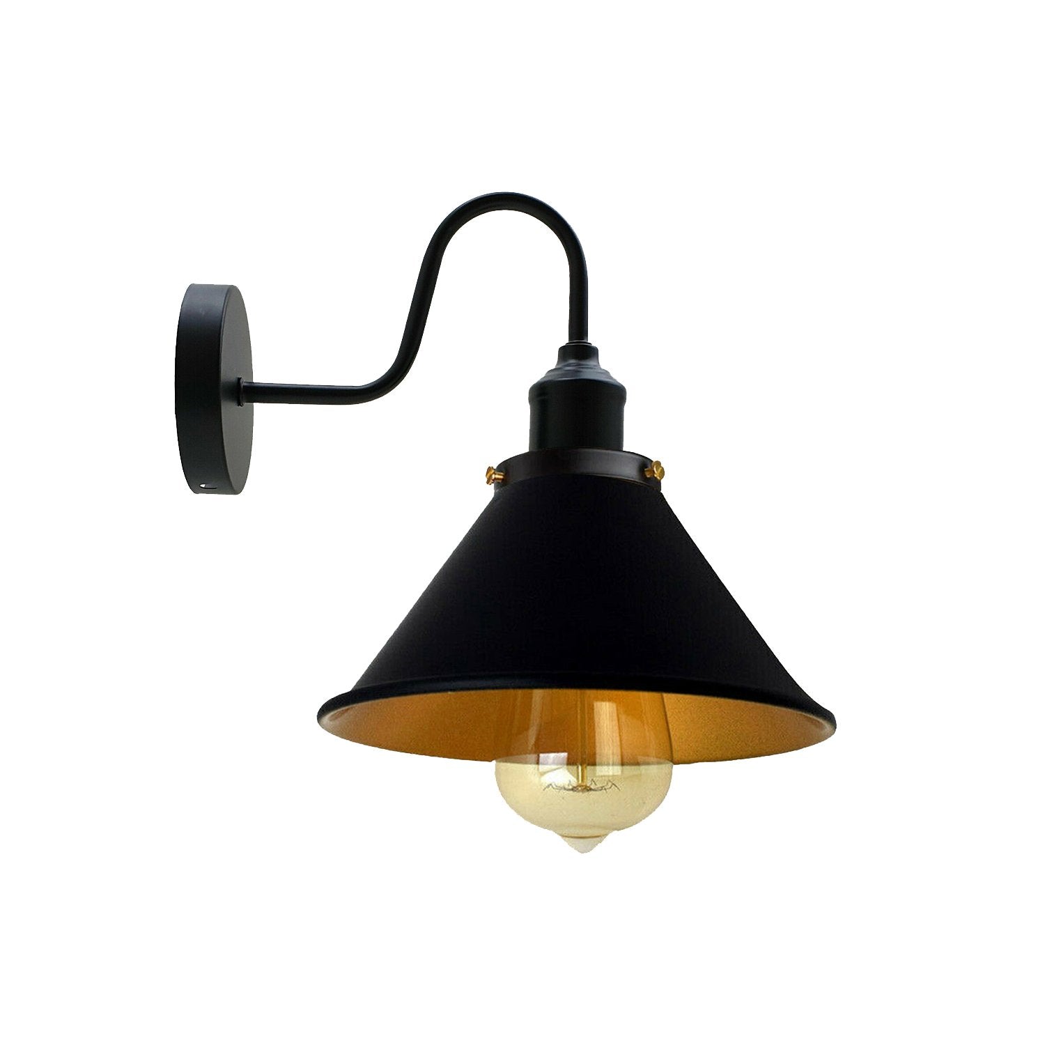 Wandleuchte innen
Konische metall Wandlampe