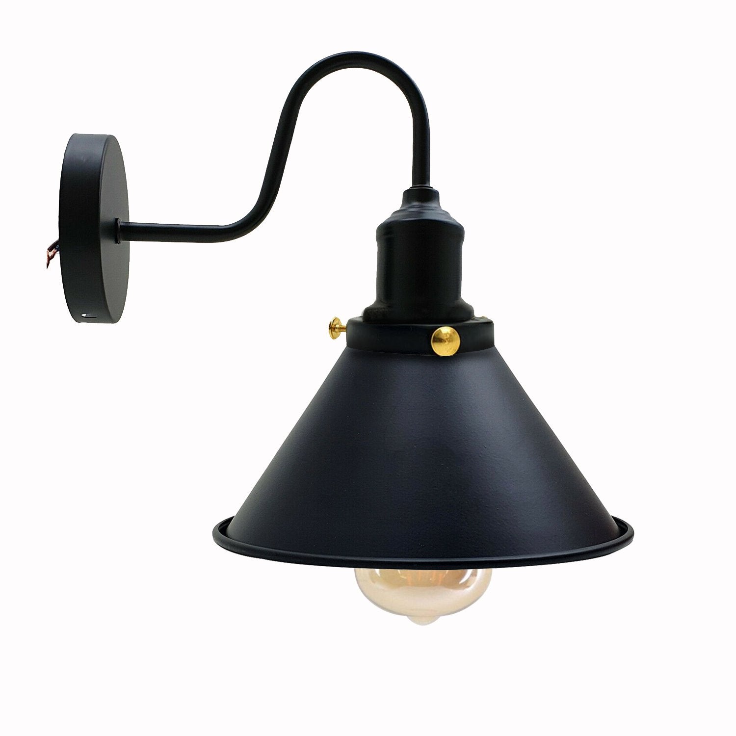 Wandleuchte innen
Konische metall Wandlampe