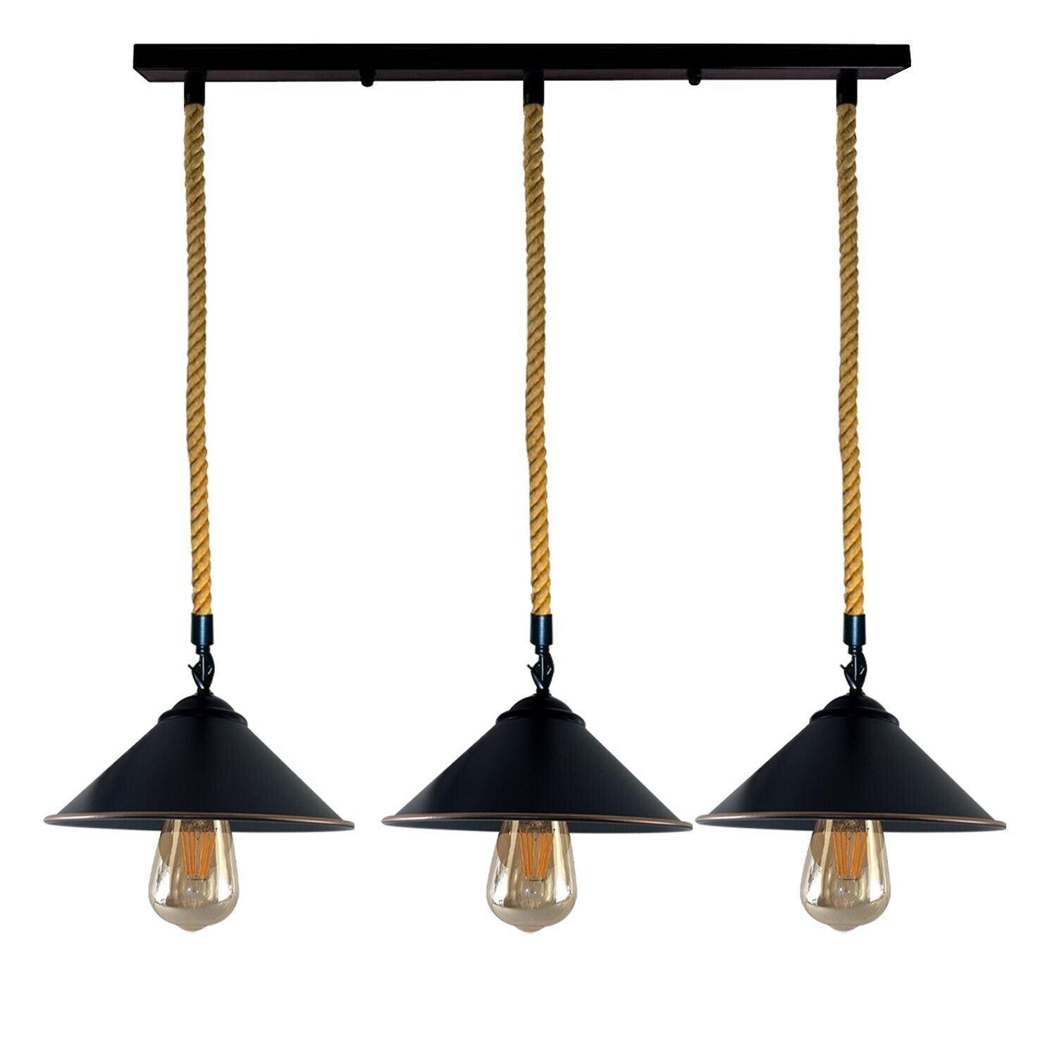 Lampenschirm Pendelleuchte 3 Flammig wohnzimmer