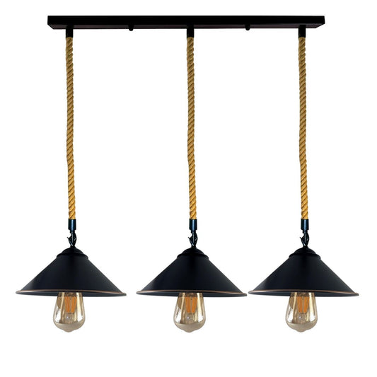 Lampenschirm Pendelleuchte 3 Flammig wohnzimmer