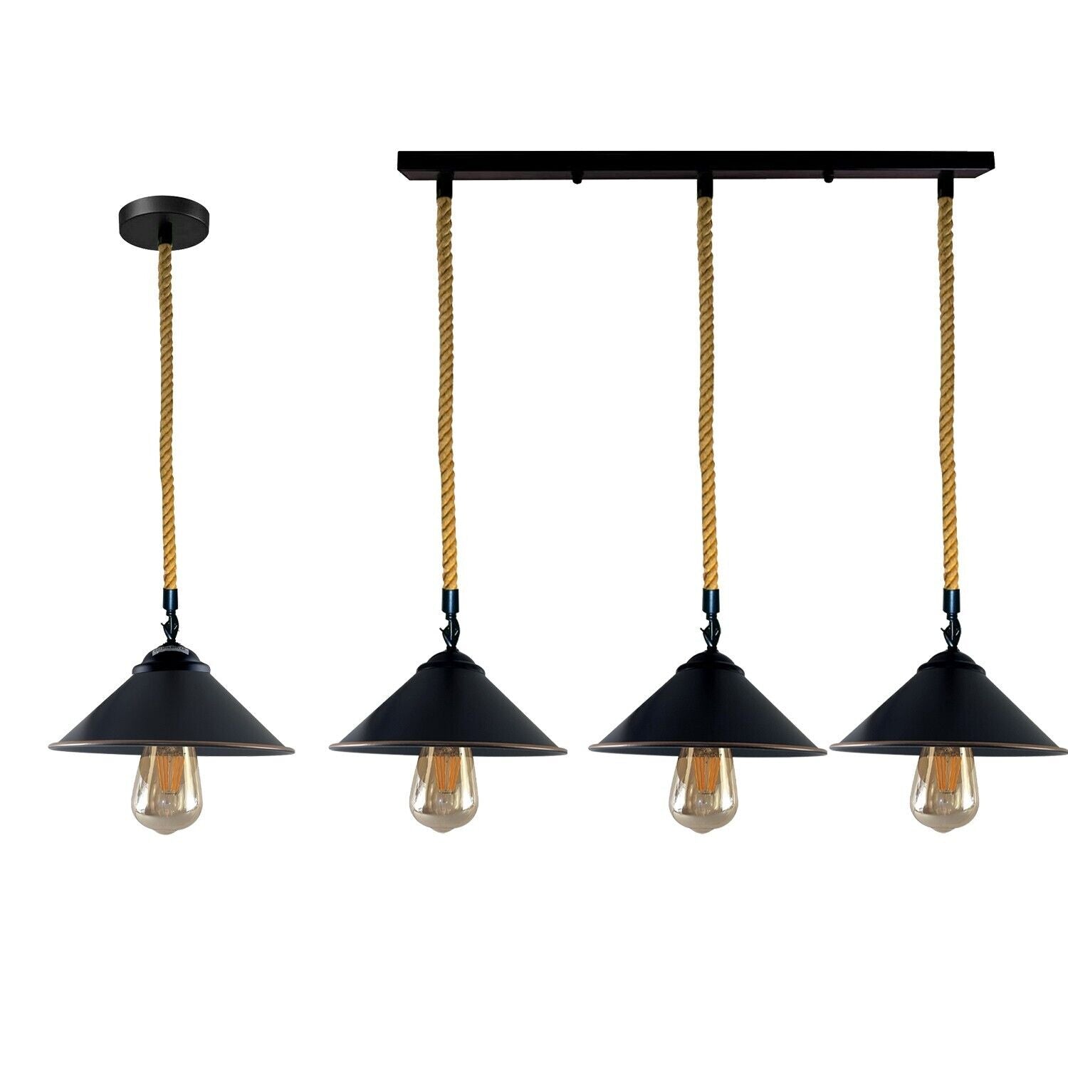 Lampenschirm Pendelleuchte 3 Flammig wohnzimmer