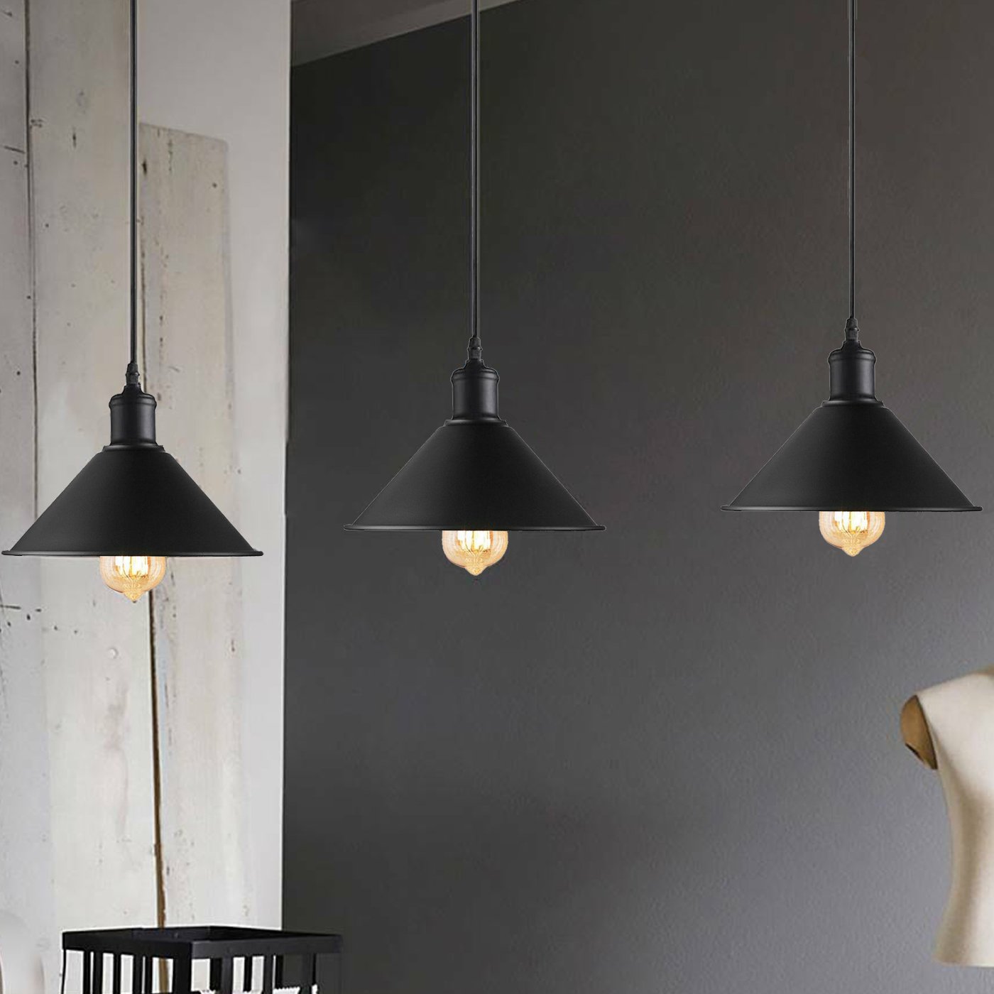 Pendelleuchte höhenverstellbar für Flur | Hängelampe Decke