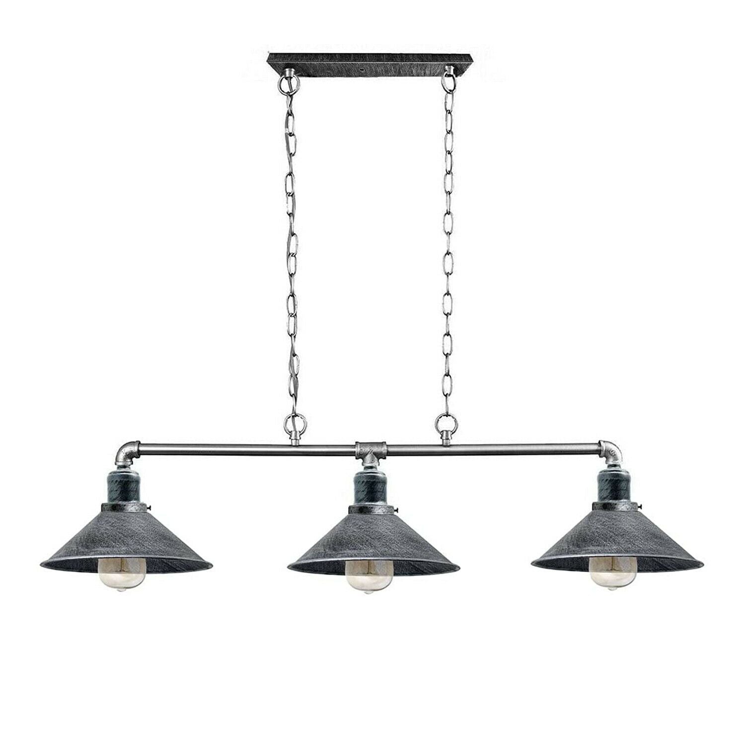 Industrielle Retro-Metalllampe abgehängte Schatten-Rohr-Lichter-Pendelleuchte