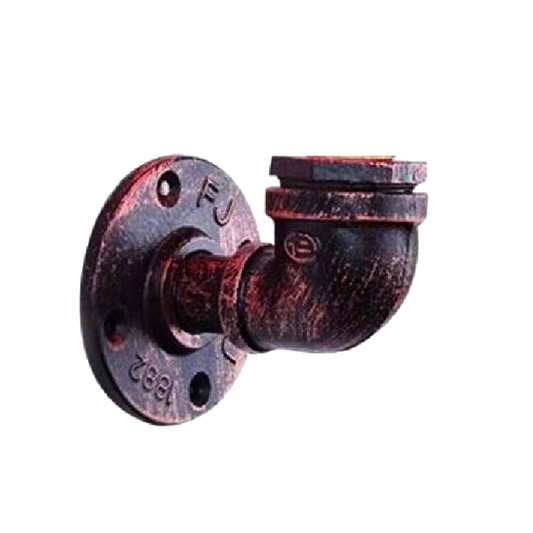 E27 Industrial Retro Style Light Steampunk Wandleuchte Wasserpfeifenlampe Rustikal Rot LEDSone DE