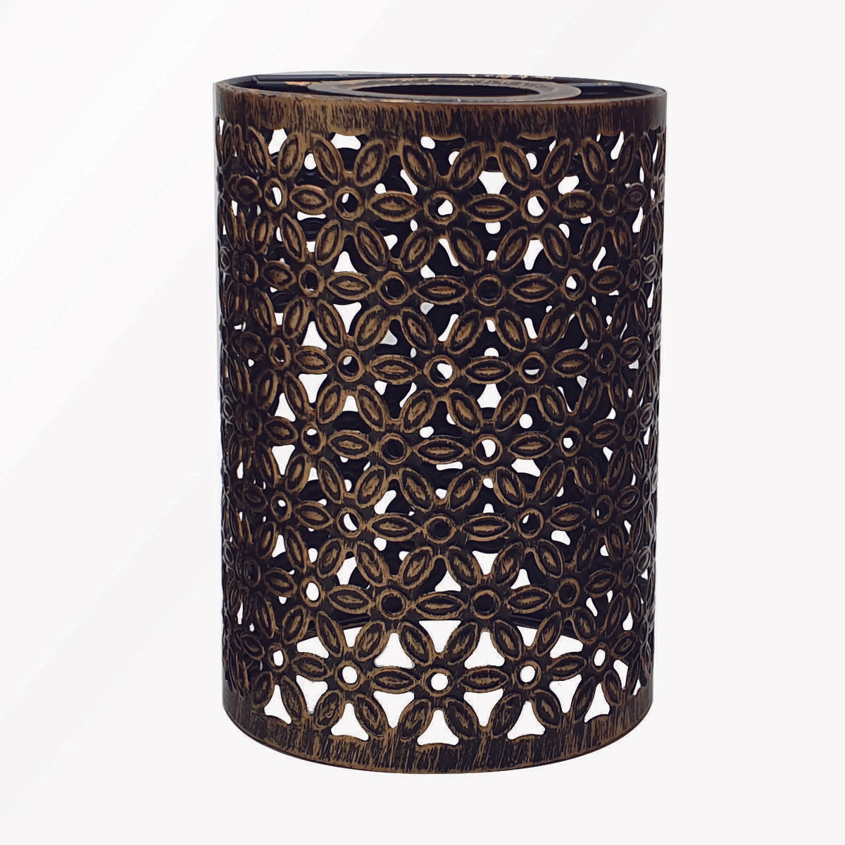 Lampenschirm DIY Metall Puzzle Lampe Schirm Hängelampe Stehlampe Fass Gebürsteter Kupfer Designs