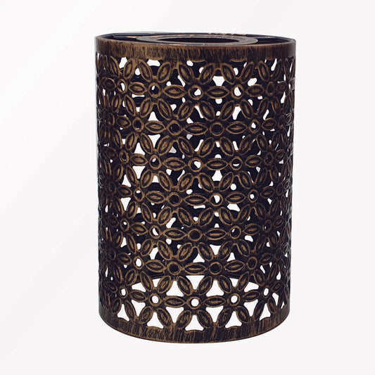 Lampenschirm DIY Metall Puzzle Lampe Schirm Hängelampe Stehlampe Fass Gebürsteter Kupfer Designs
