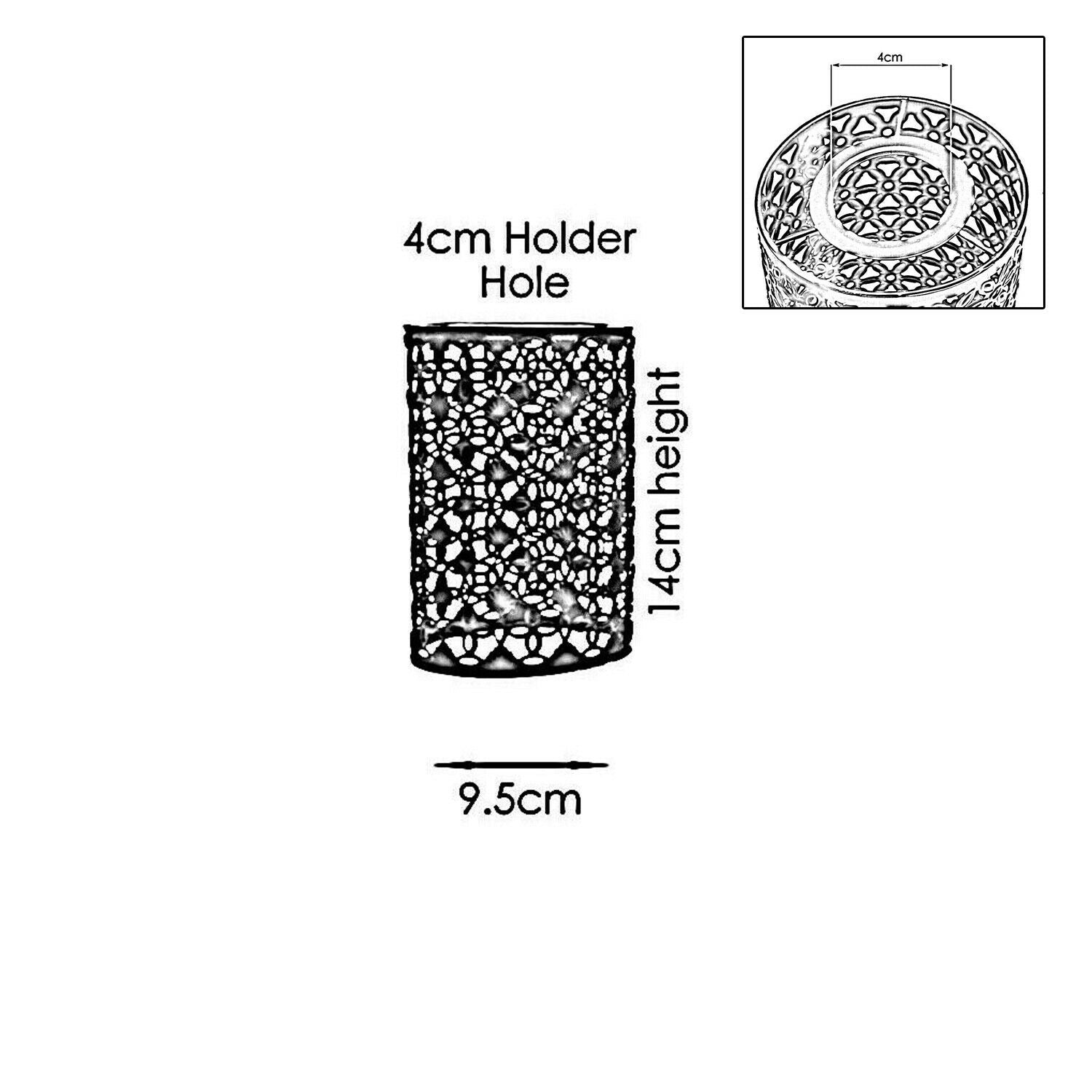 Easy Fit Pendelleuchte Muster Metall Trommel Lampenschirm