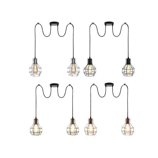Vintage spinnenlampe Pendelleuchte Käfigschirme