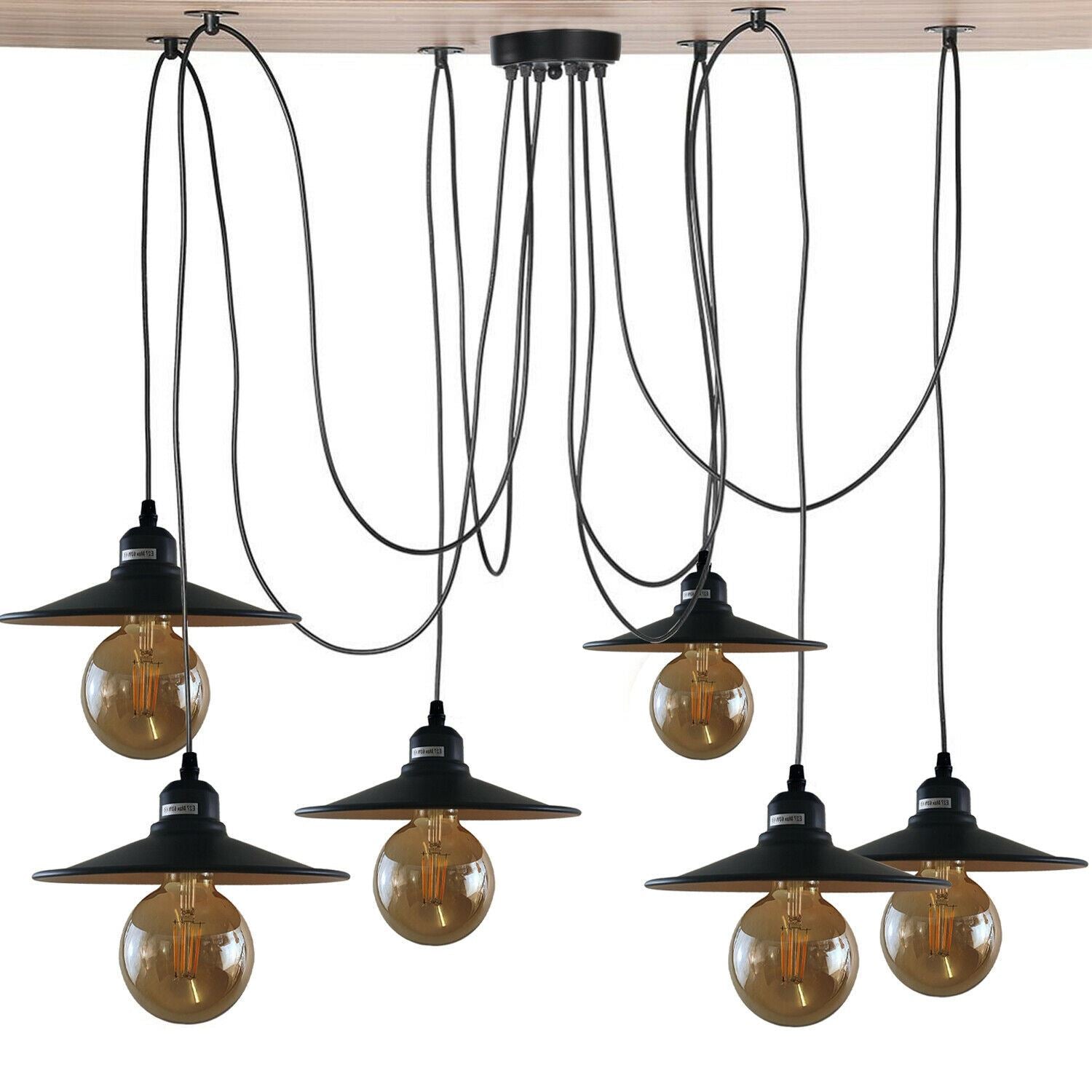 Spinnenlampe Decke 6 Flamig Wohnzimmerbeleuchtung