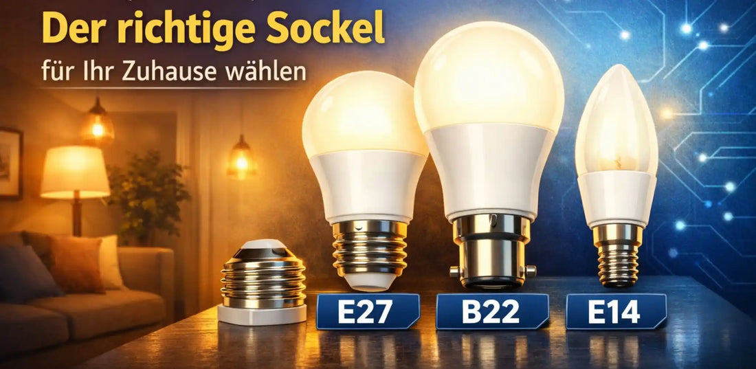 E27, B22, E14: Der richtige Sockel für Ihr Zuhause Wählen