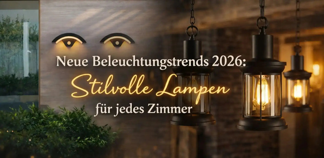 Neue Beleuchtungstrends 2026