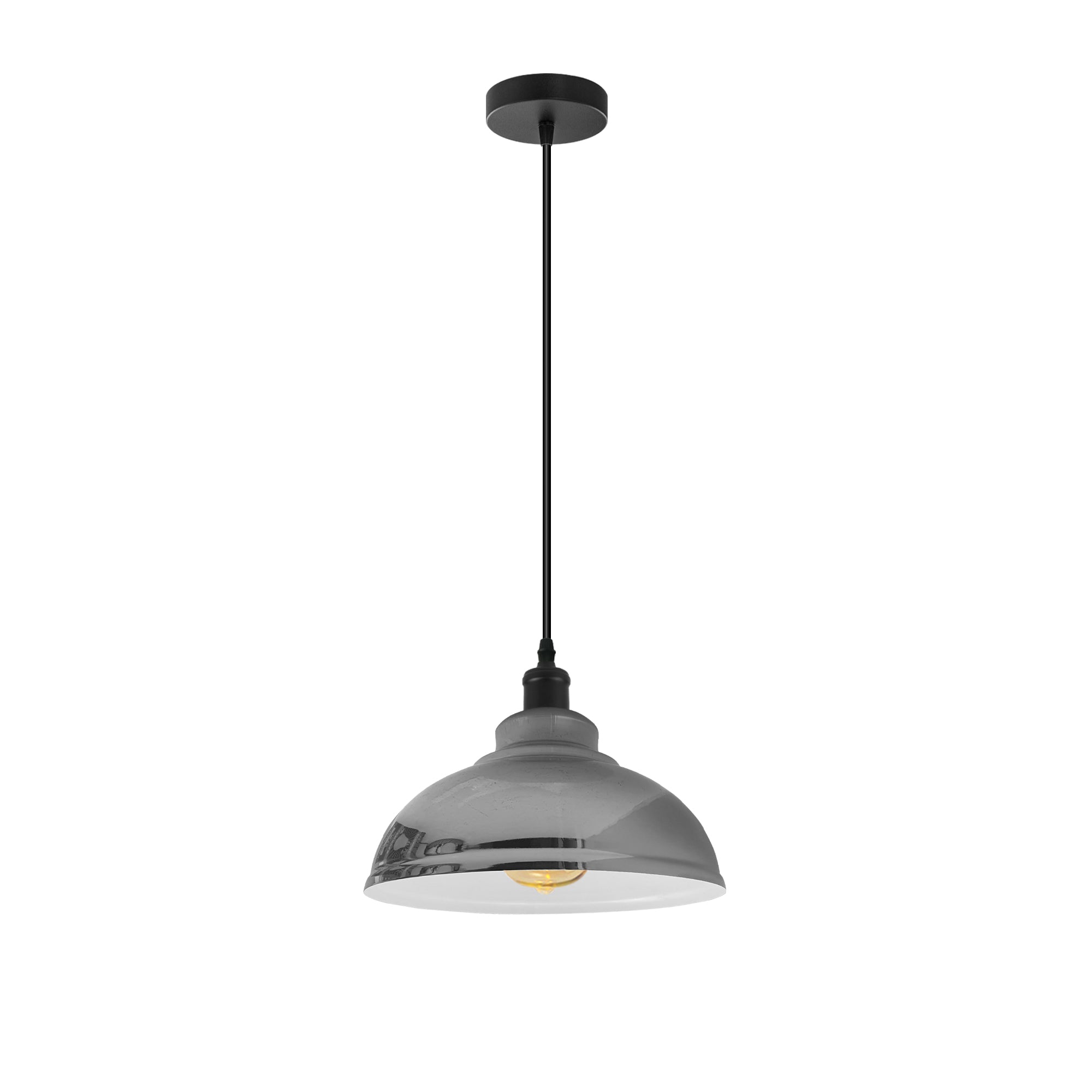 Lampadario Moderno In Cristallo Cromato A 3 Luci, Regolabile In Altezza, Attacco E27, Per Cucina Soggiorno O Camera