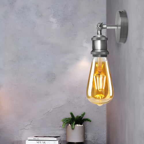 Verstellbare Wandlicht kurzarmiger fassung-Satin Nickel~1807