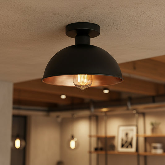 Ledsone Schwarz Deckenleuchten Ø 21cm ~3573