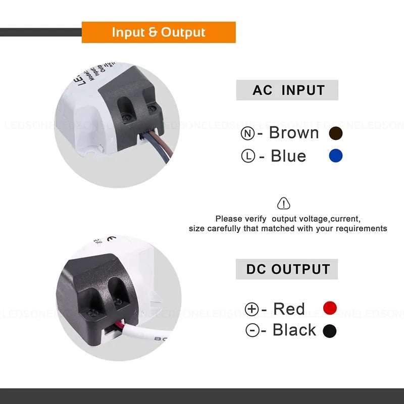8–12W Konstantstrom LED Treiber 300mA DC 25–45V kompakter Netzteil transformator AC 85V–265V Adapter~1111