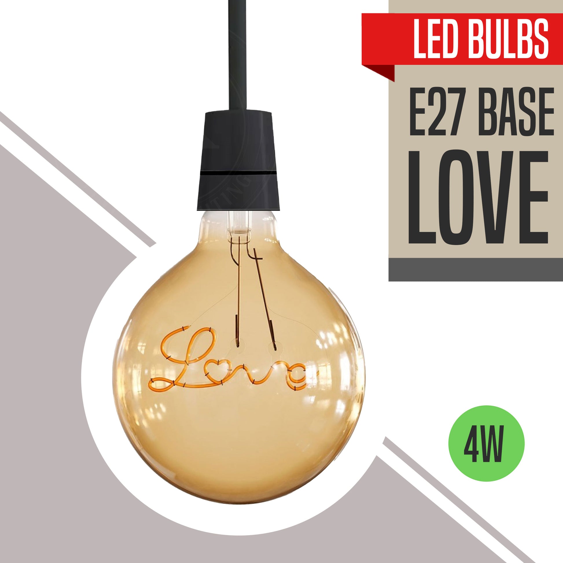  E27-LED-Edison-Schraube bernsteinfarbene Glas-Glühbirne