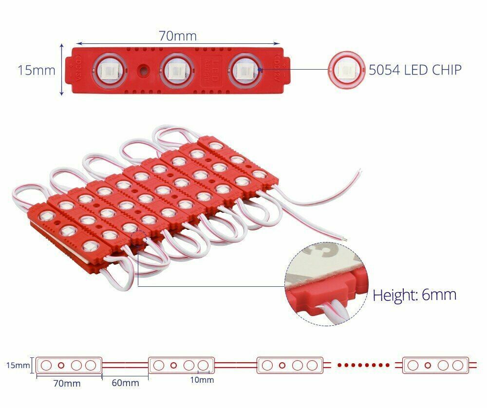 12V Einspritz-COB-LED-Modul