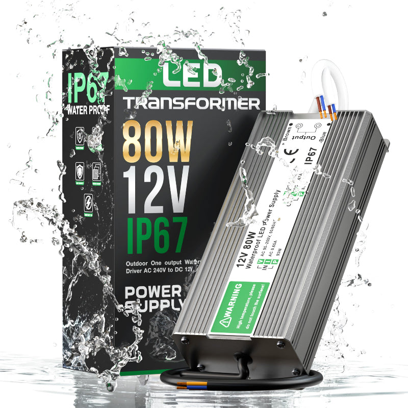 12v IP67 80W