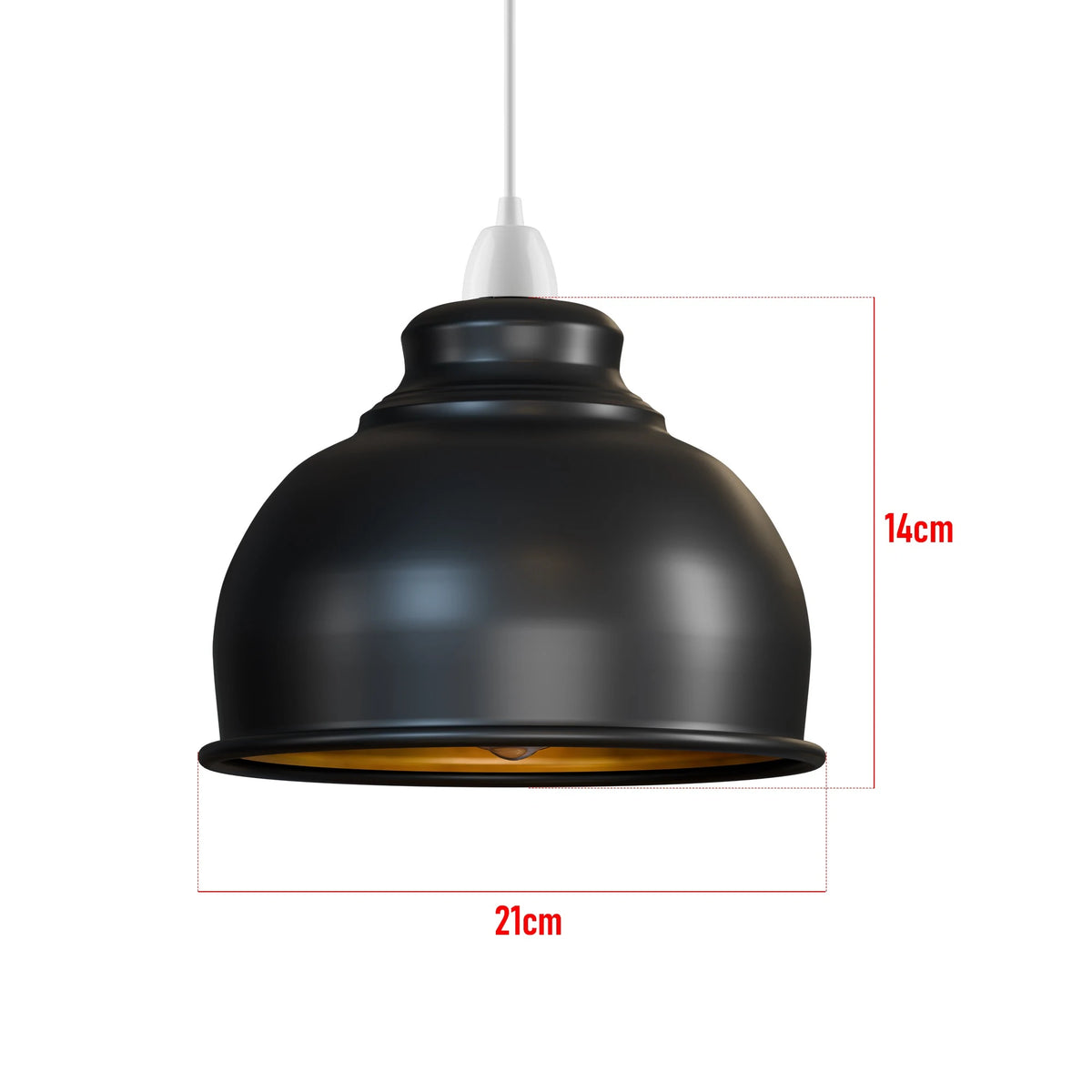 Lampenschirm Metall Ø 21cm