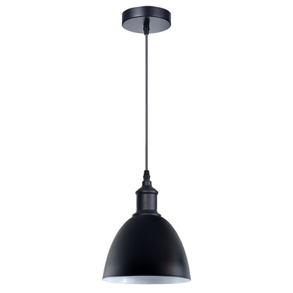 Moderne Hängelampe mit E27-Lampenfassung und stilvollem Lampenschirm~2810