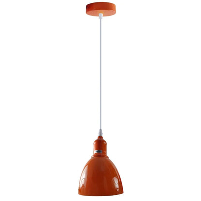 Moderne Hängelampe mit E27-Lampenfassung und stilvollem Lampenschirm~2810