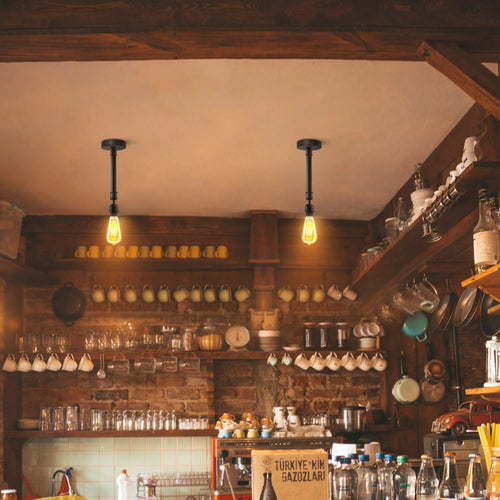 Lampada a sospensione industriale da soffitto con attacco E27 ~3220