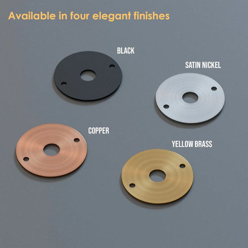 Leerrohrdeckel 14 mm Mittelloch Schalterverschraubung Abdeckungen für Klemmenkästen ~3235