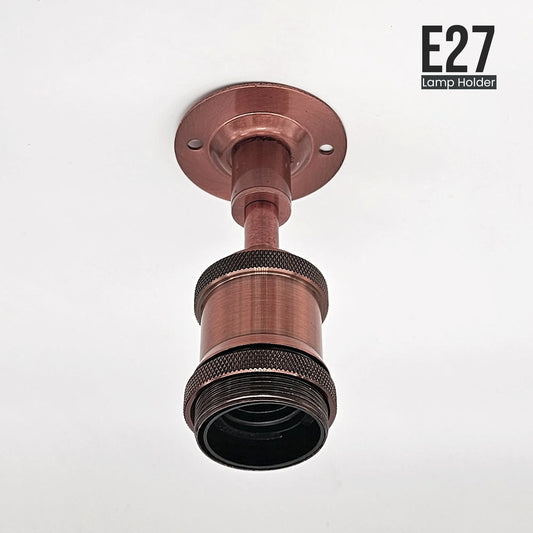 20mm Leerrohr Kuppel Abdeckung mit E27 Lampenfassung Einbauleuchte ~3243