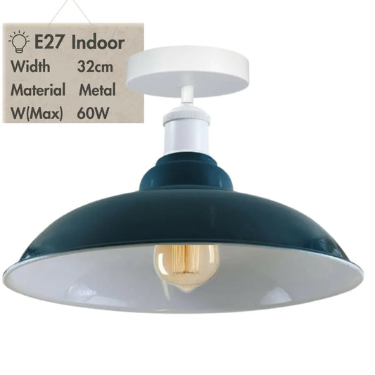 Halvplanmonteret loftslampe ~3306