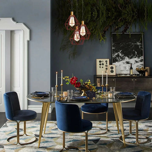 Industrial Retro Stil 3-flammige Pendelleuchten Verstellbare Kabel~3533