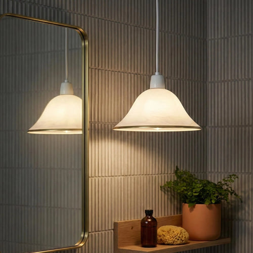 Einfach Anzubringender Glaslampenschirm Ø 30cm ~3556