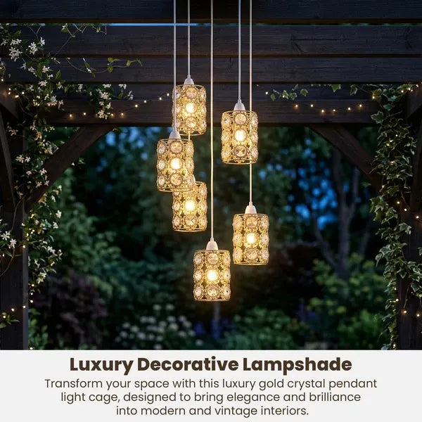 goldener Lampenschirm E27