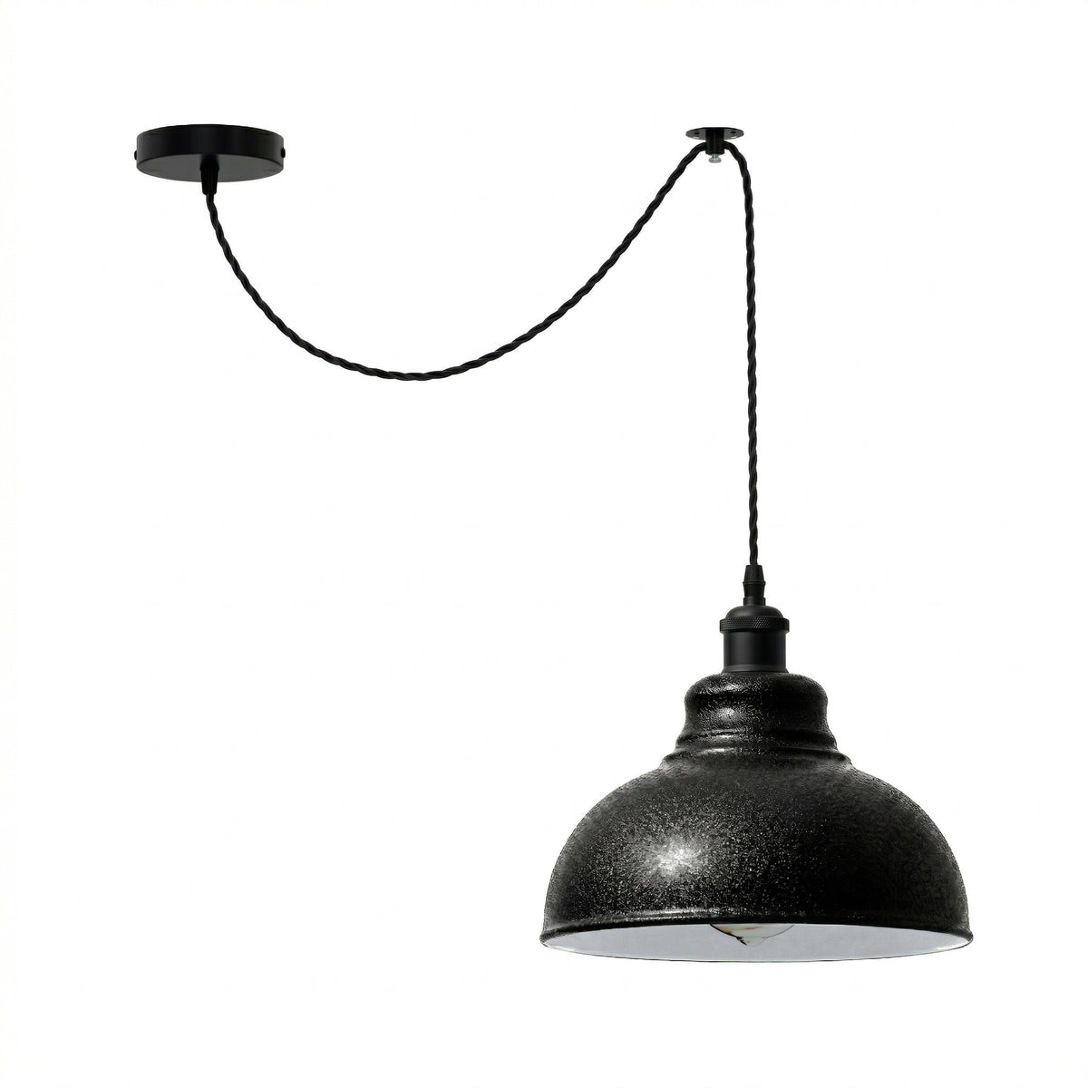 Moderne Boho-Chic Hängeleuchte Janah - schwarz Moderne Boho-Chic Hängeleuchte Janah - schwarz