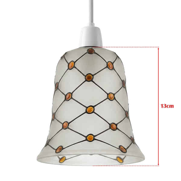 Glaslampenschirm Zylinder – E27, Milchglas, Für Decken- Und Pendelleuchten, Modern & Schlicht (13x8,8 Cm)
