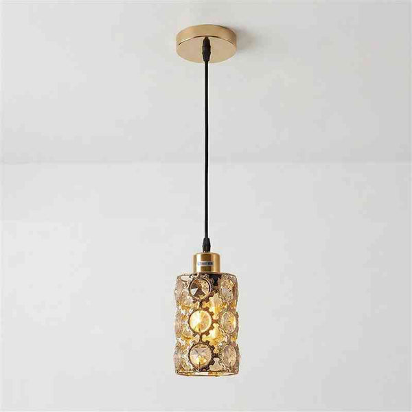 Kristall-Pendelleuchte, French Gold, E27~3721