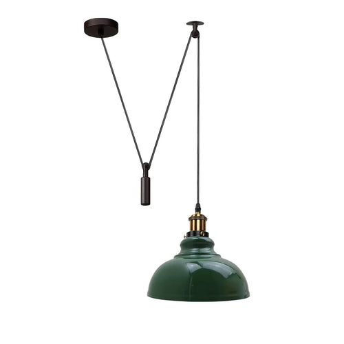 Industrial Flaschenzug Pendelleuchte 2m Hängelampe ~3867