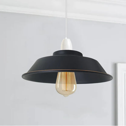Moderne Metall-Pendelschirme, Deckenleuchte, Retro-Stil, Lounge-Beleuchtung, Lampenschirm~1400
