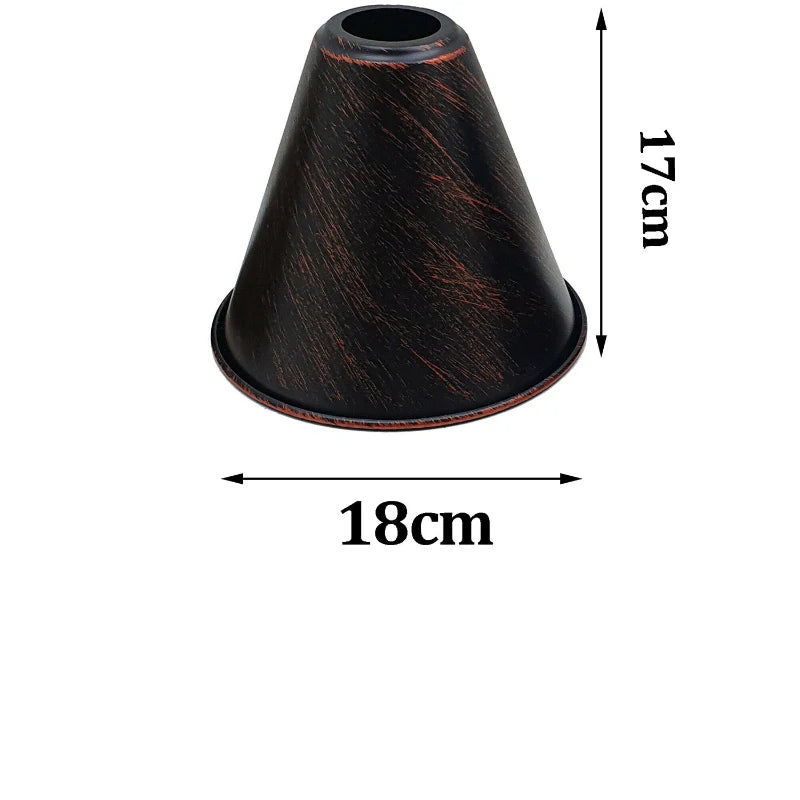 18CM_Rustikales_Rot_Lampenschirm