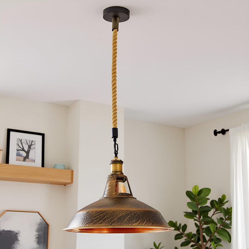 1m Hanfseil Pendelleuchte