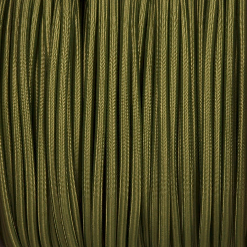 2-kernet rundt kabel med armygrønt stof – Model ~1159