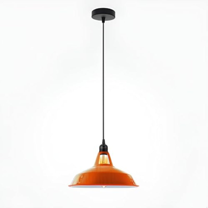 vintage-deckenlampe mit indust