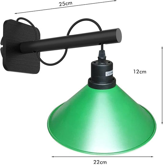Wandleuchte Grün mit Kabel: Beleuchtung kaufen 