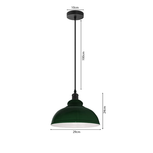 Grun pendelleuchte & Hangelampen| Schirm Ø 29cm|E27