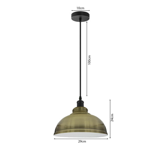  Pendelleuchte & Hangelampen Mit Schirm Ø 29cm|E27