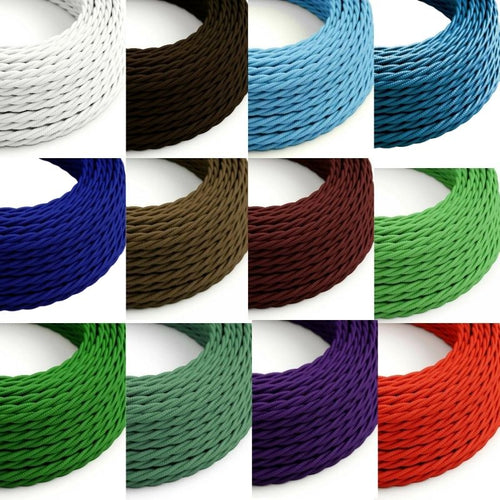 3-Adriges verdrilltes Farbkabelgewebe 0,75 mm flexibel ~1441