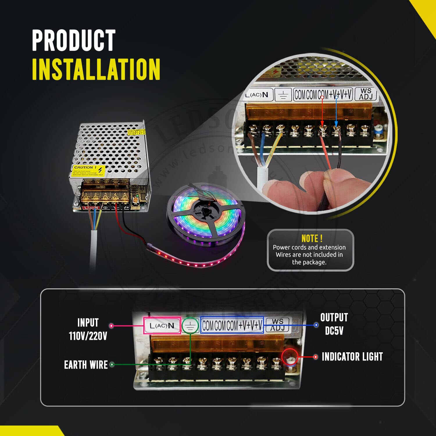  300W 5V 60A Netzteil