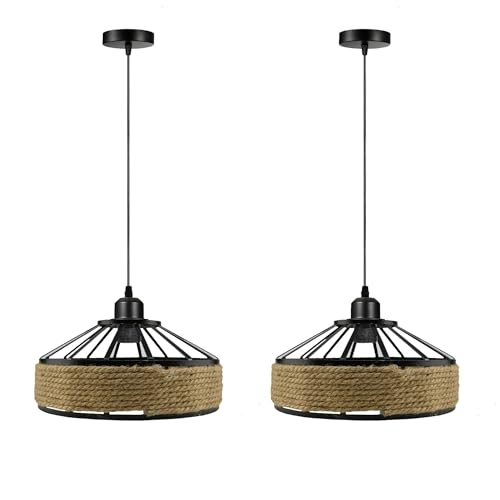 fixture rope metal pendant