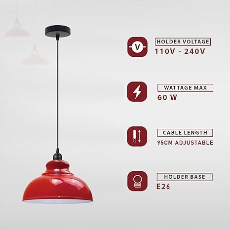 modern mit metallstecker pende